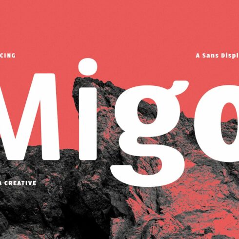 Migo Round Sans Serif Display Fontcover image.