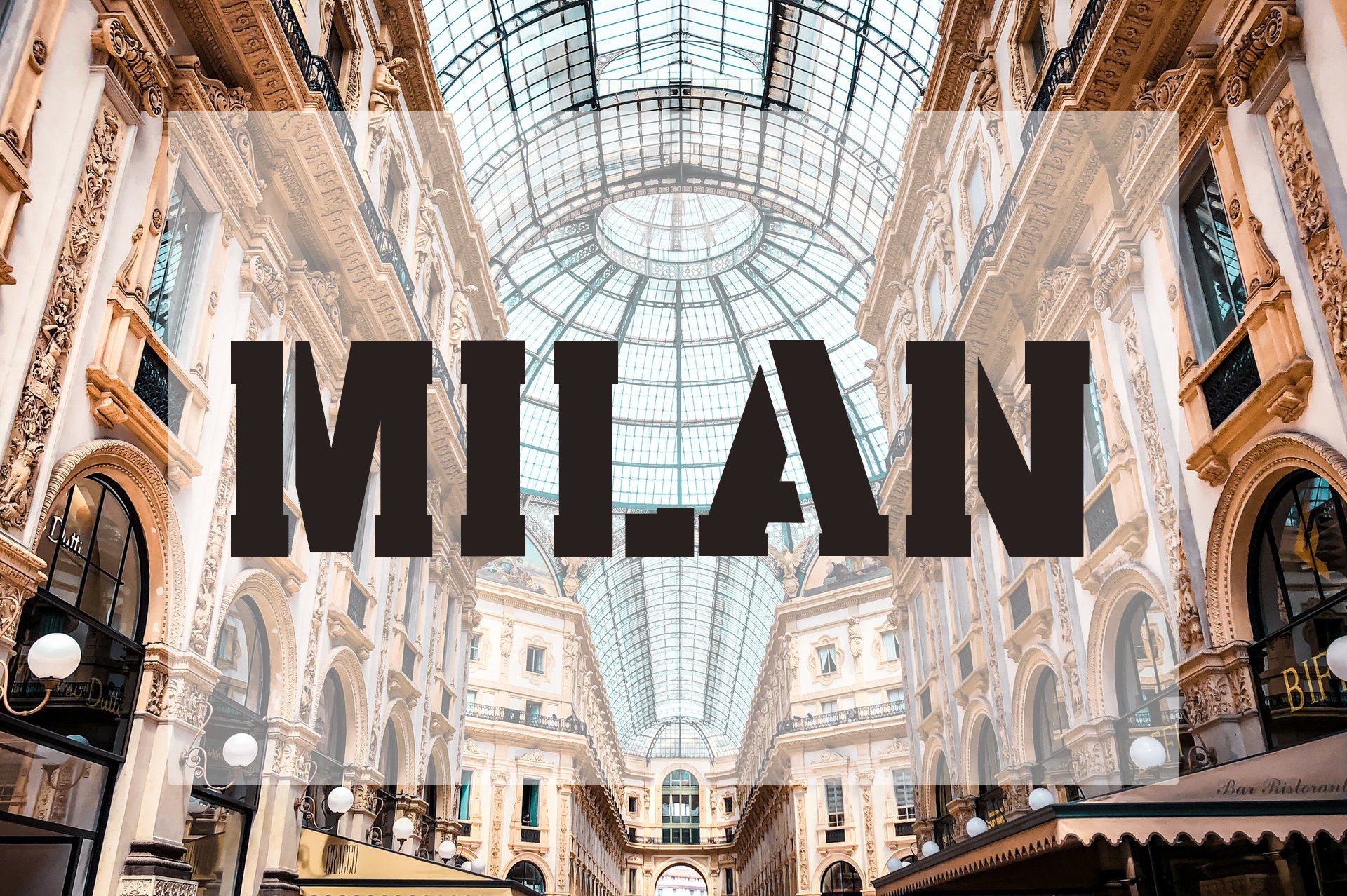 Milan Stencil - Urban City Font cover image.