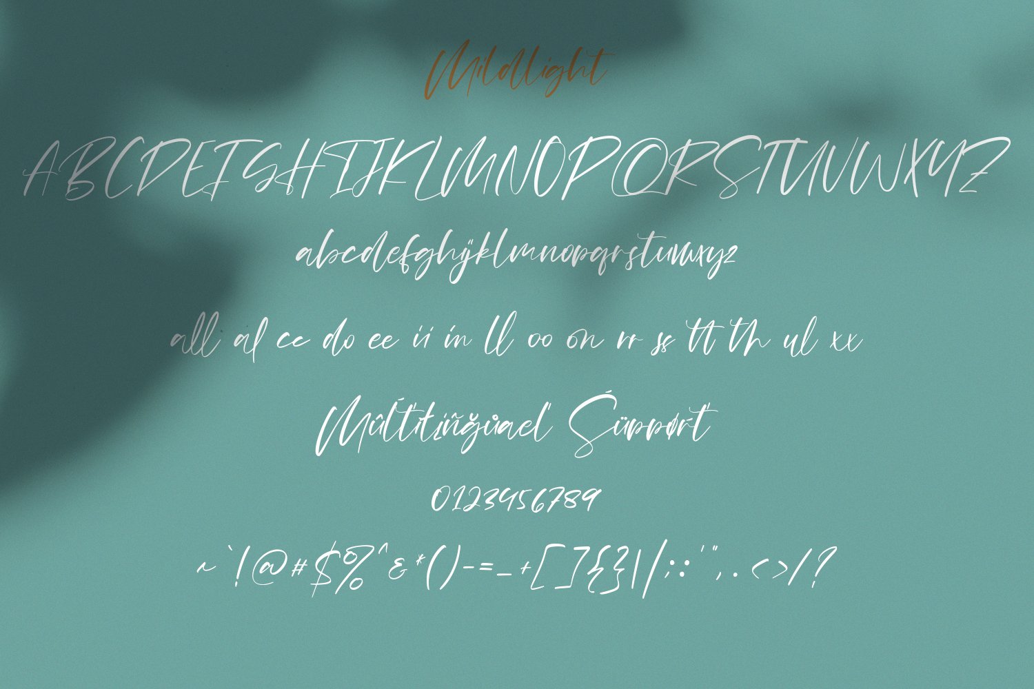 mildlight feminine signature font 6 272