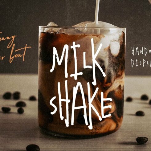 Milkshake - Crazy Handwritten Font cover image.
