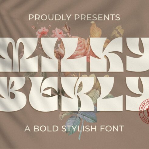 Milky Berly a Bold Stylish Font cover image.