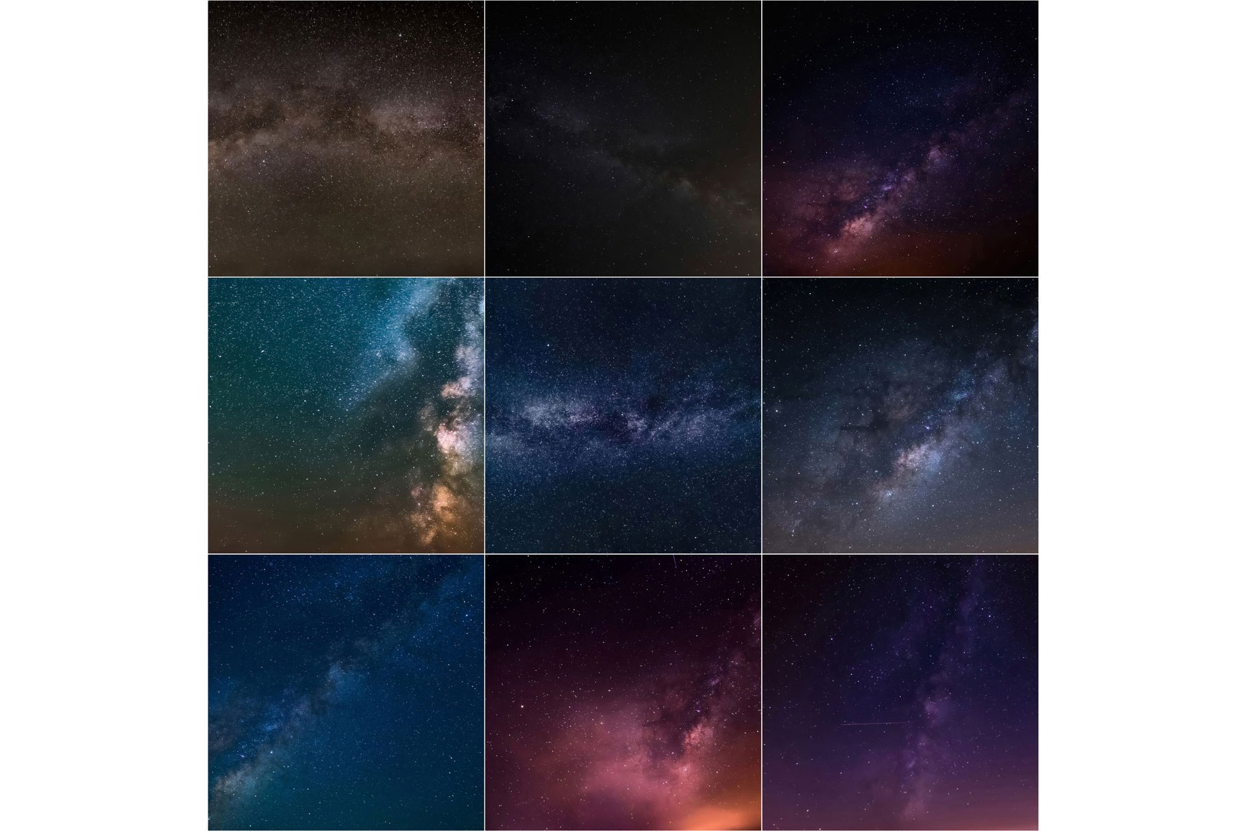 milky way sky replacement pack for adobe photoshop 6 660