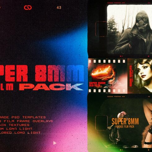 Super 8mm Film Pack I 70+ Elementscover image.