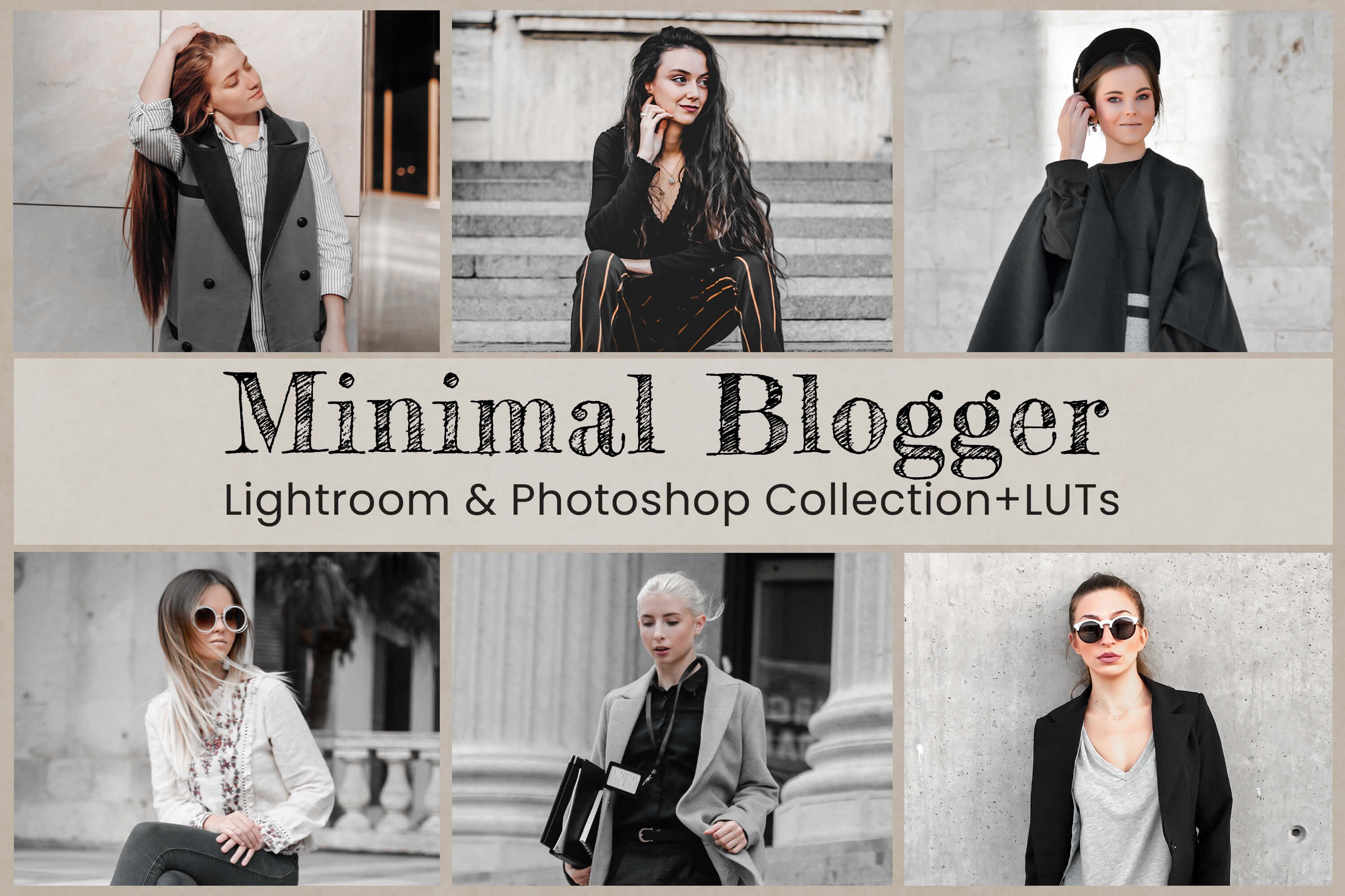 Minimal Blogger Lightroom Photoshopcover image.