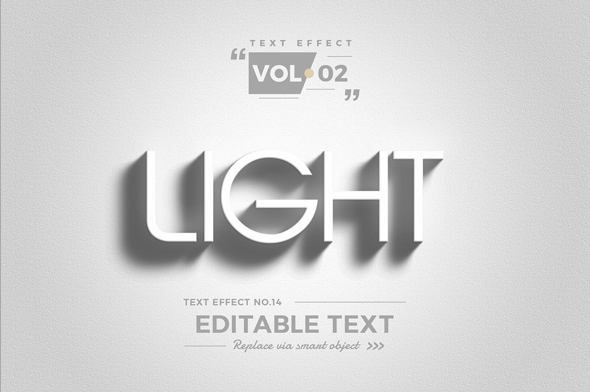 minimal text effect layer style 412