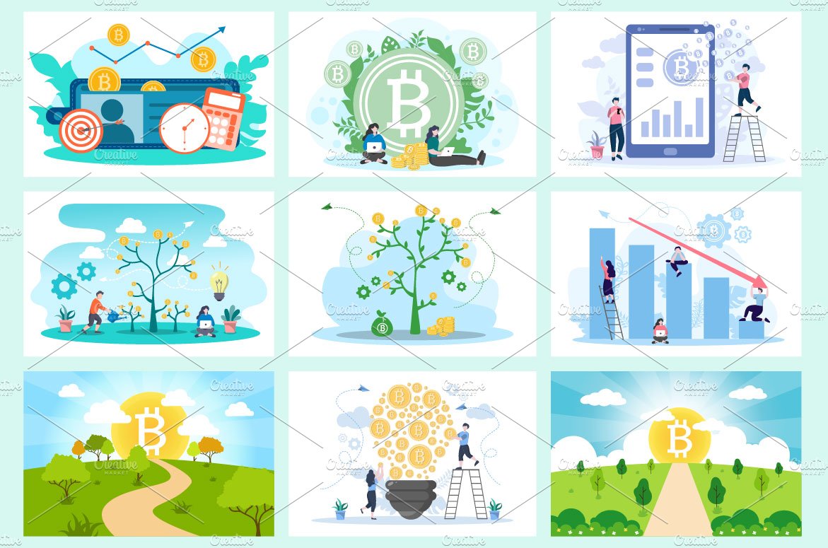 32 Mining Bitcoin Cryptocurrency preview image.