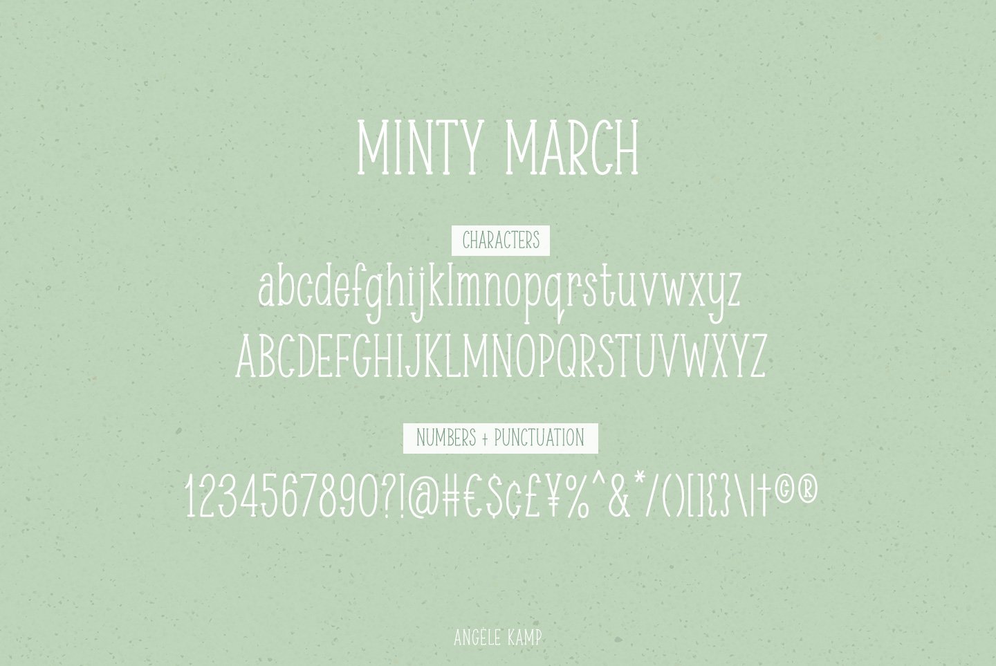 minty march condensed serif font5 340