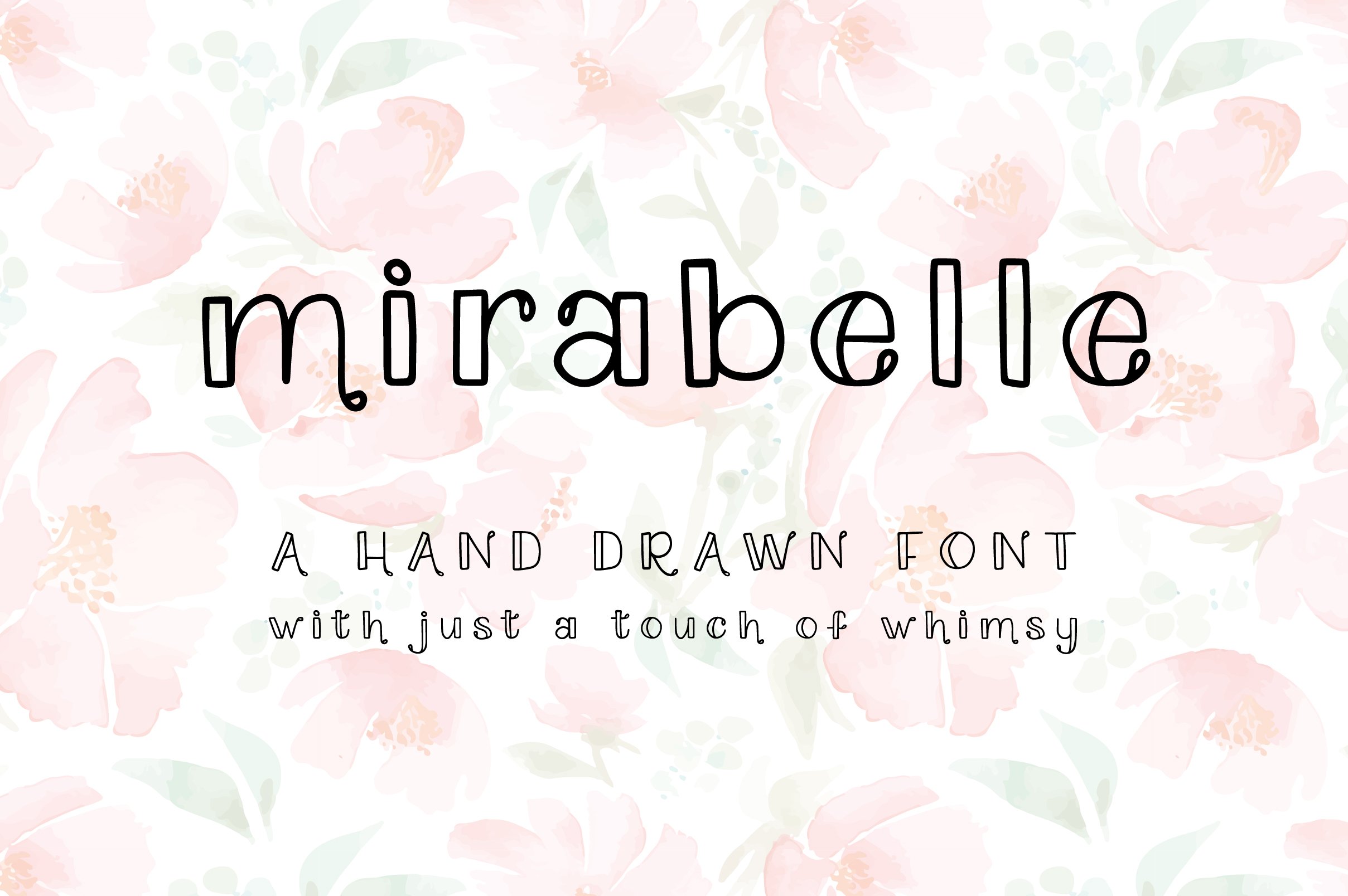 Mirabelle: A Hand Drawn Font cover image.