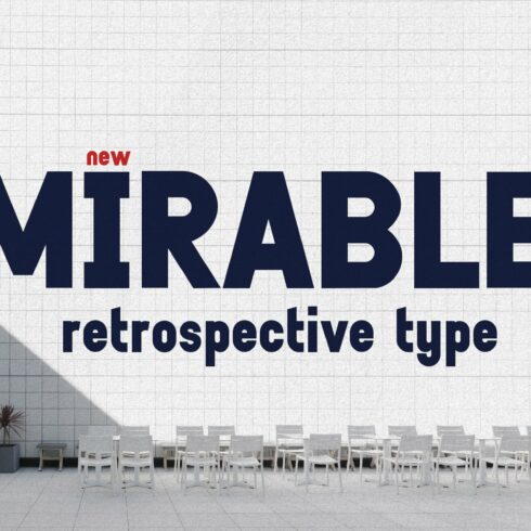 Mirable - Retrospective 1980s Type cover image.