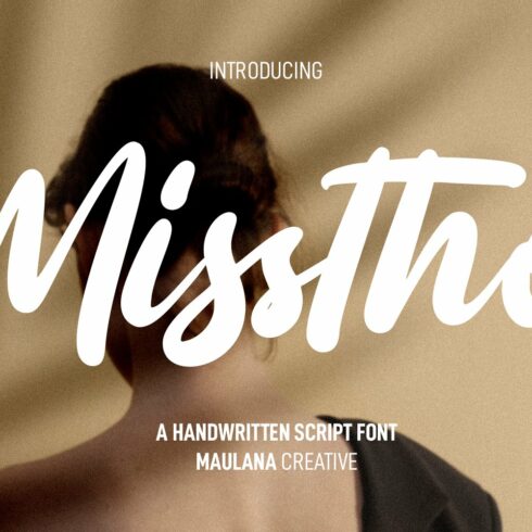 Misstho Script Font cover image.