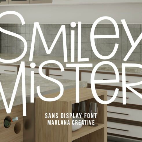 Mister Smiley Sans Display Font cover image.