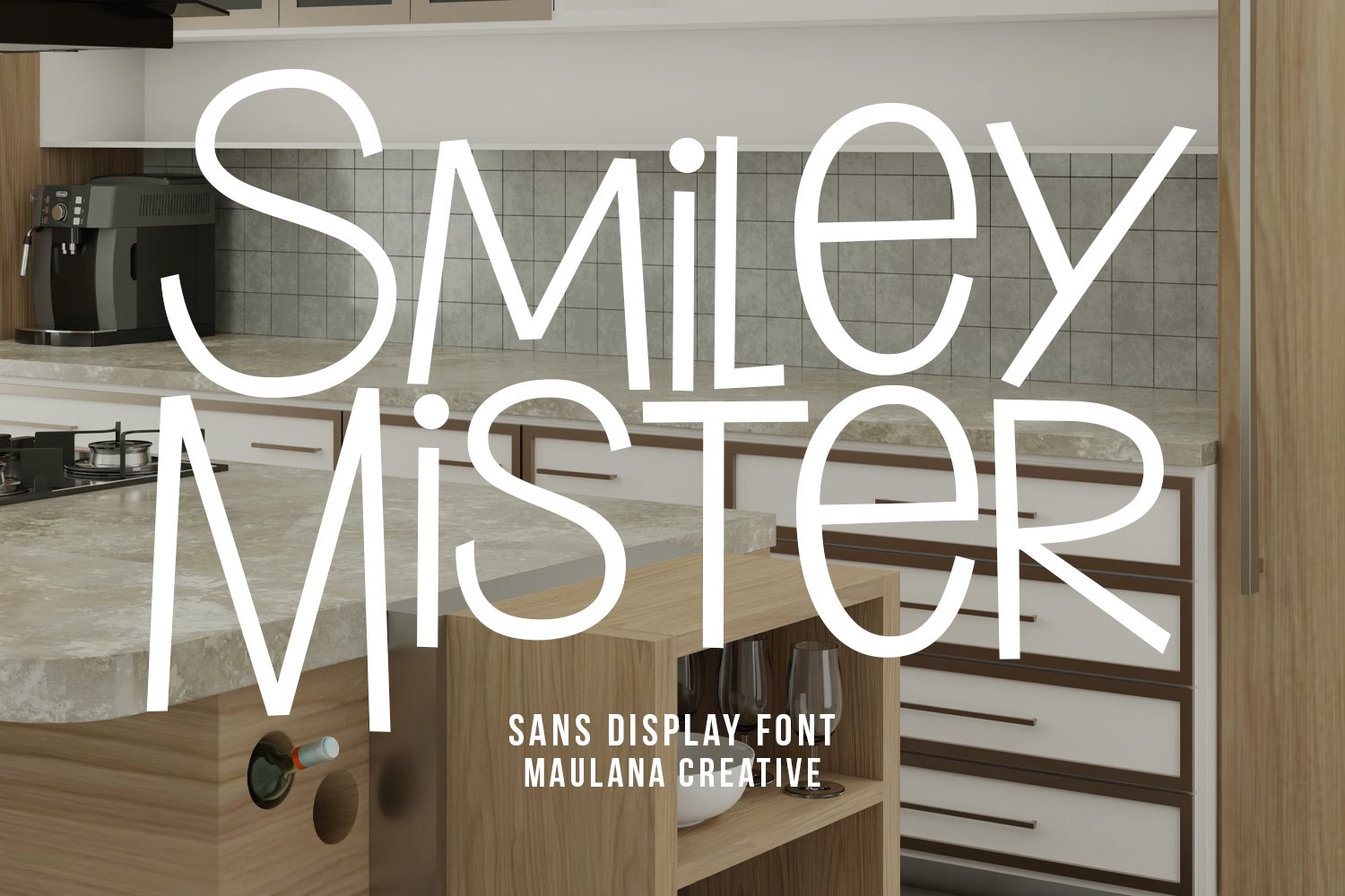 Mister Smiley Sans Display Font cover image.