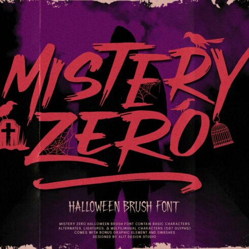 Mistery Zero Typeface cover image.