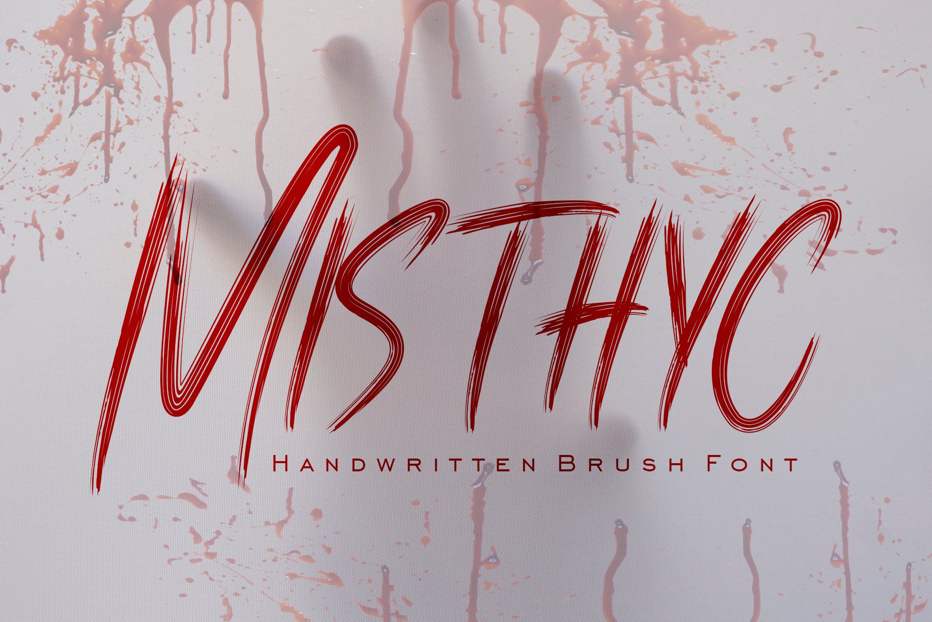 Misthyc - Handwritten Brush Font cover image.