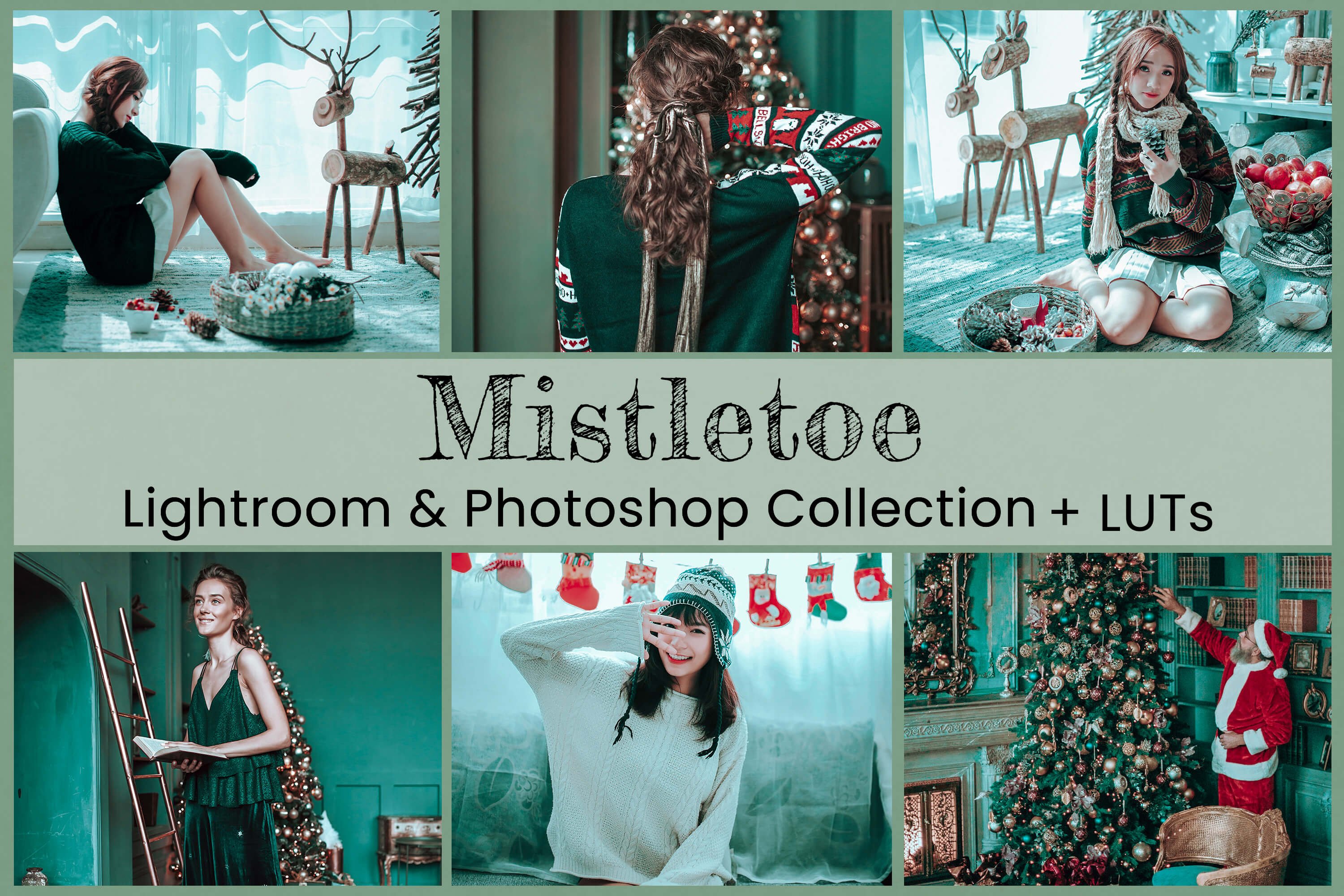 Mistletoe Lightroom Photoshop LUTscover image.