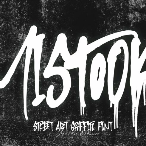 Mistook - Street Art Graffiti Font cover image.