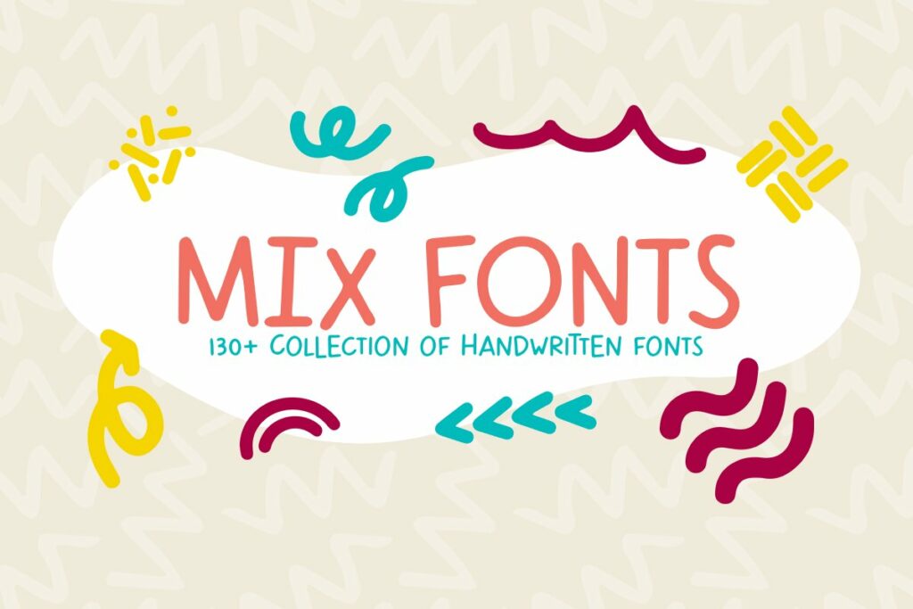 Mix Fonts Bundle (140+Fonts) – MasterBundles