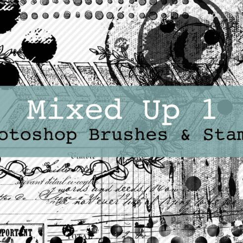 Mixed Up PS Brushes and Stamps 1cover image.