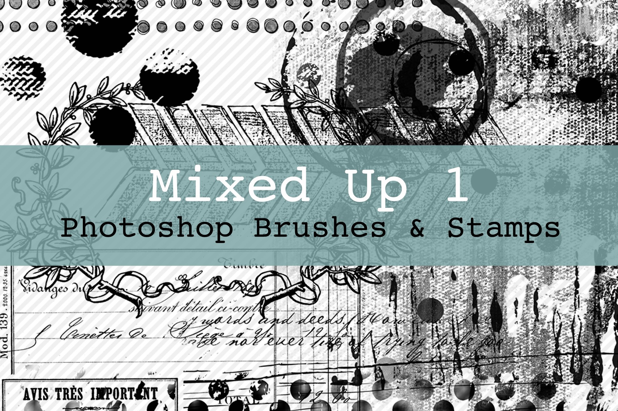 Mixed Up PS Brushes and Stamps 1cover image.