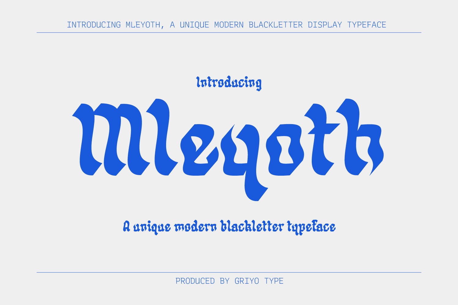 Mleyoth - Modern Blackletter cover image.