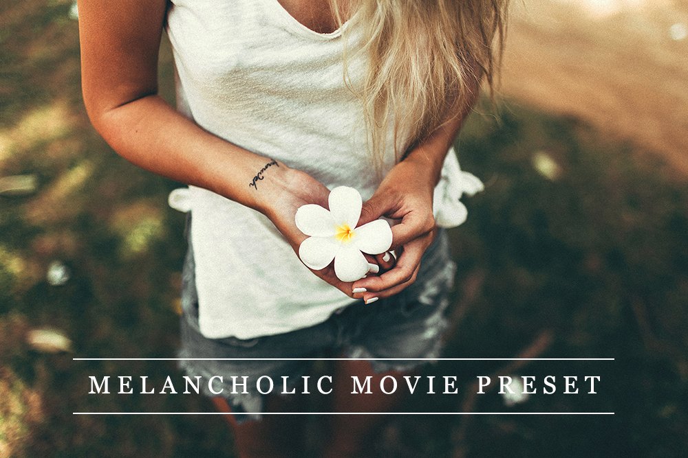 Melancholic movie - Lightroom presetcover image.