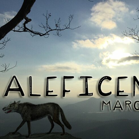 Maleficent Marquee Menacing Typeface cover image.
