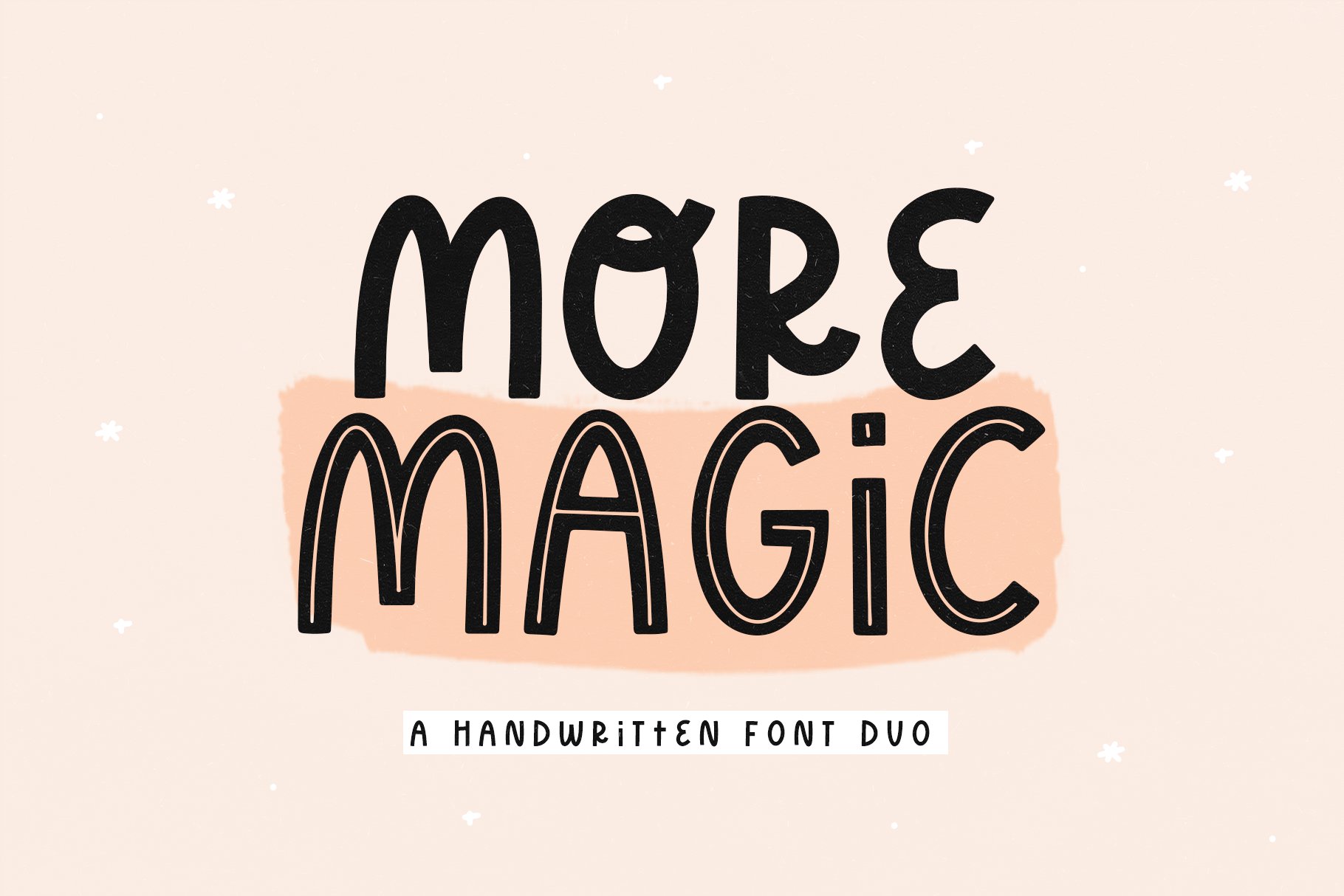 More Magic | Handwritten Font cover image.