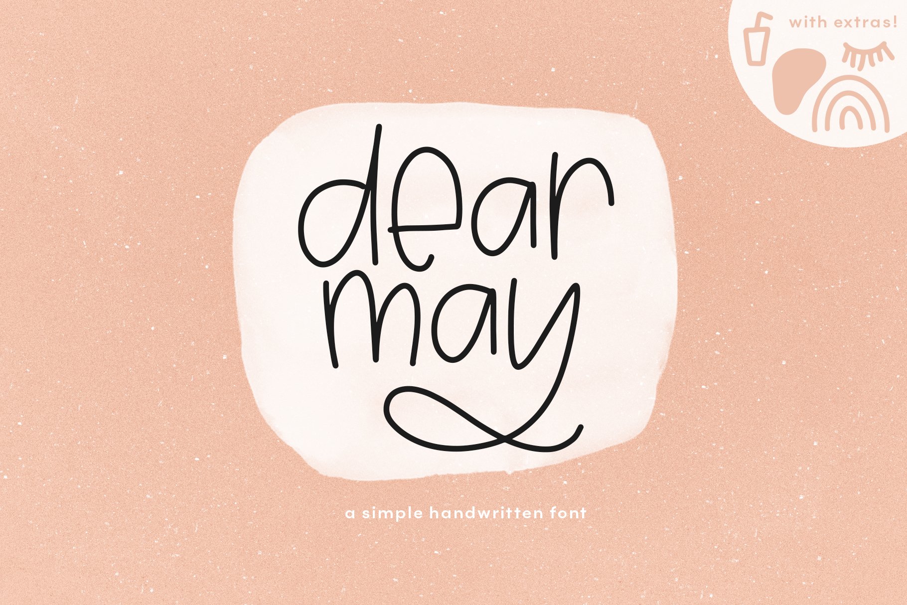 Dear May - A Fun Font with Extras! cover image.