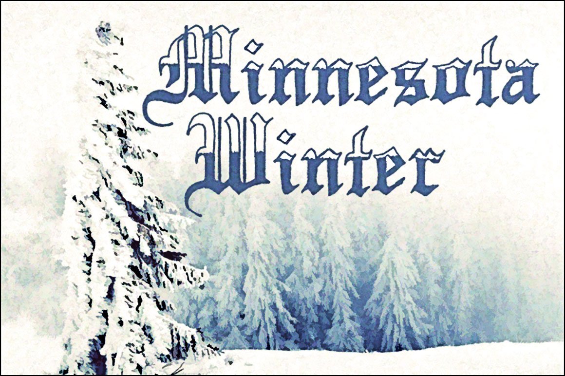 Minnesota Winter Font cover image.