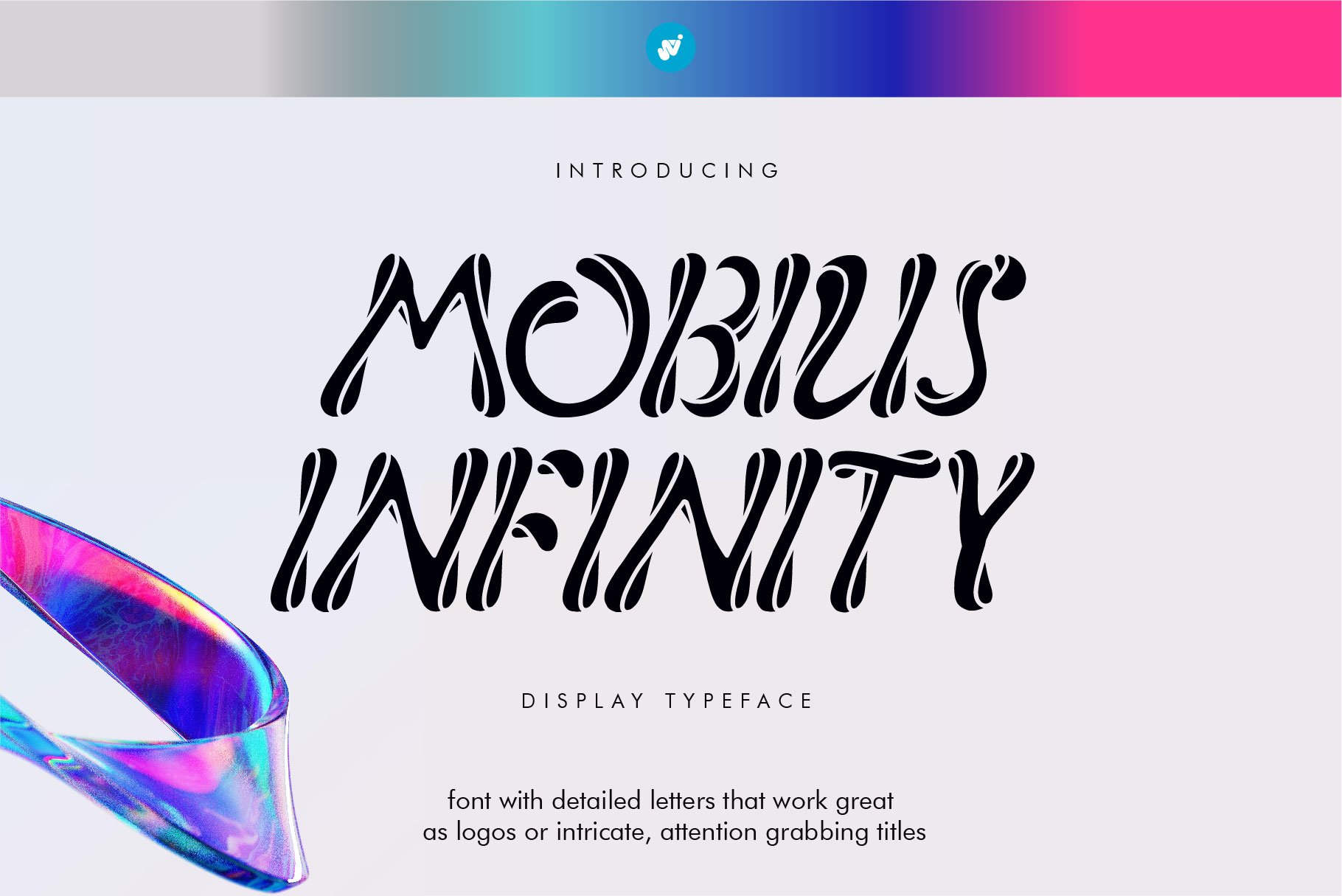 Mobius Infinity Logo Font cover image.