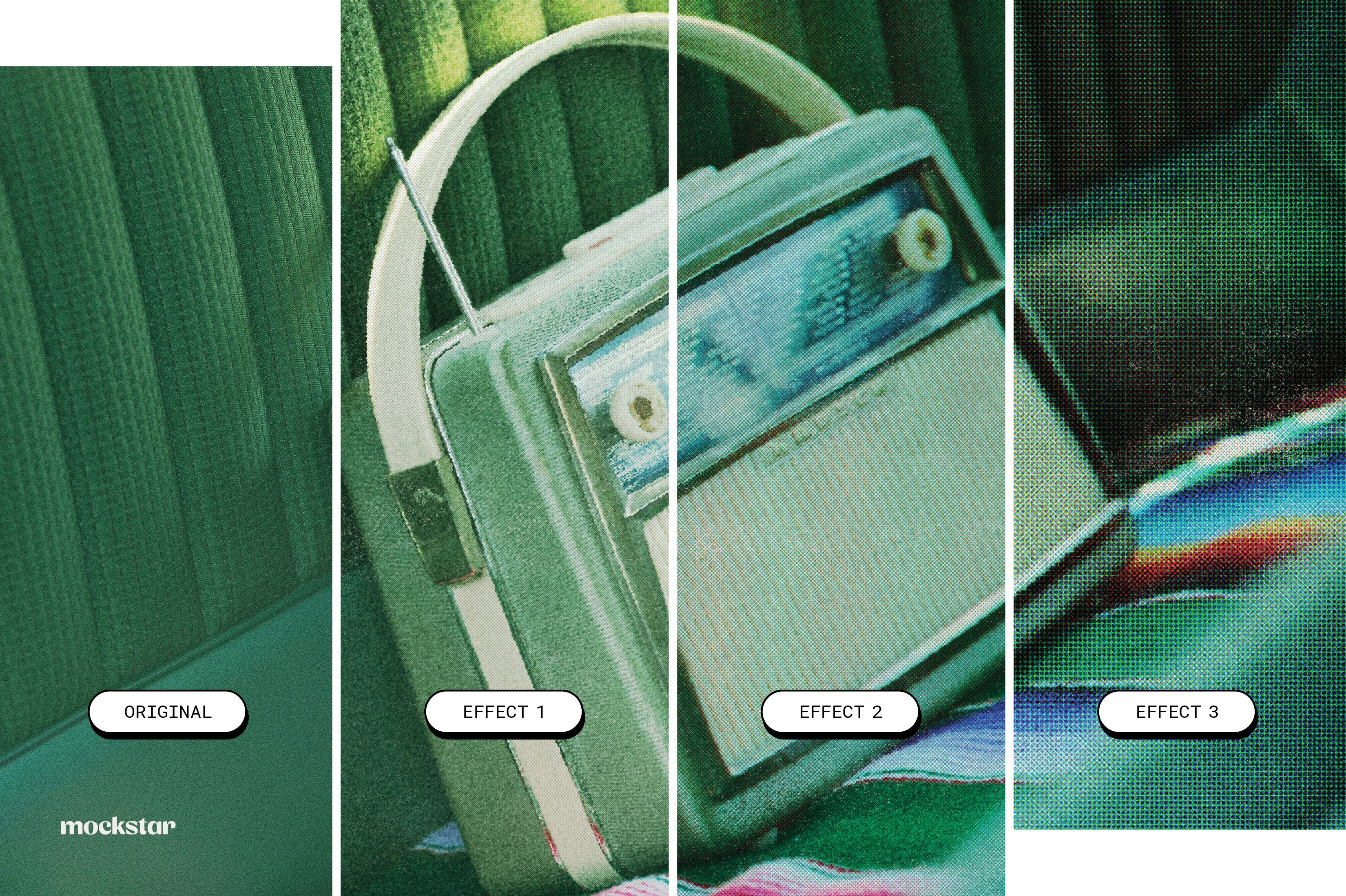 mockstar retro time worn print effect mockup vintage 202