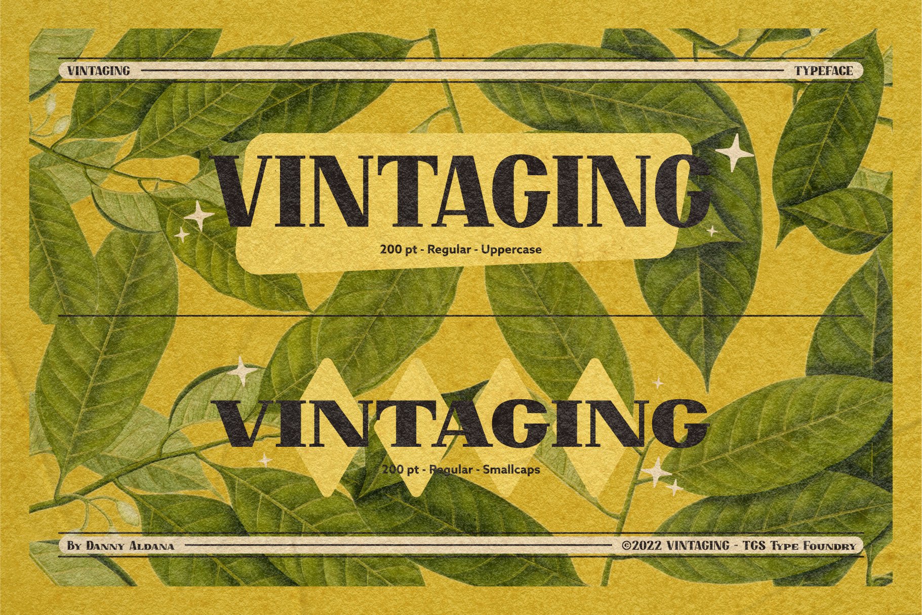 mockup vintaging font 04 522