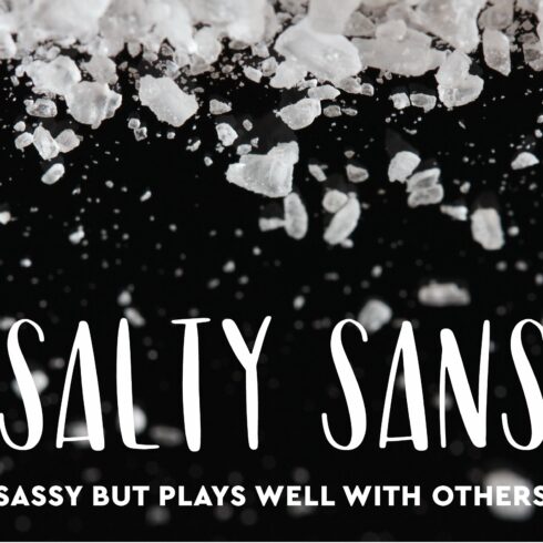 Salty Sans Typeface cover image.