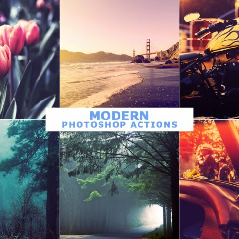 40 Modern Photoshop Actions 1cover image.