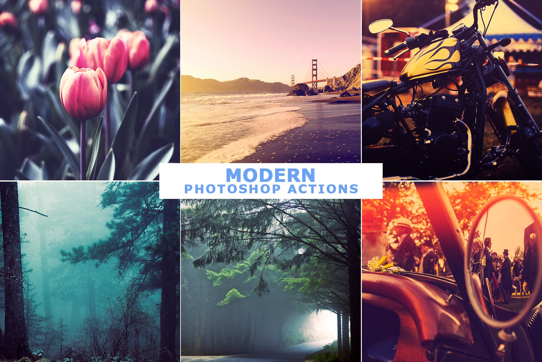 40 Modern Photoshop Actions 1cover image.