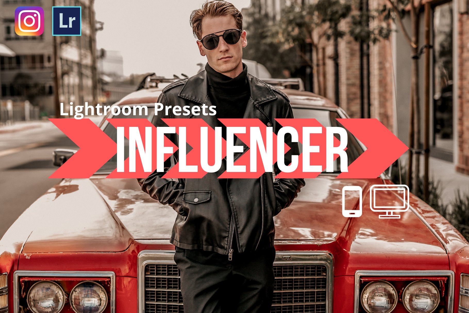 Influencer Lightroom Presets Bundlecover image.