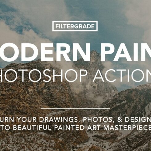 Modern Paint Photoshop Actionscover image.