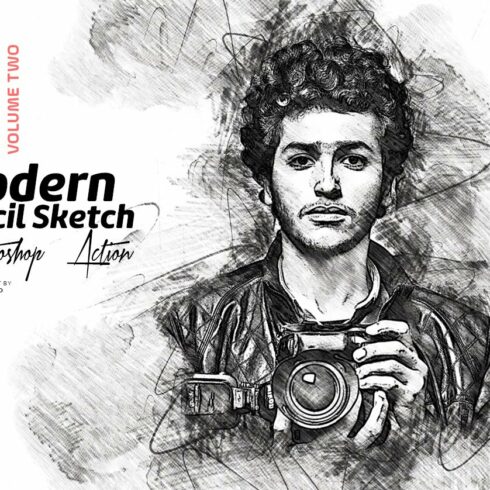 Modern Pencil Sketch PS Actioncover image.