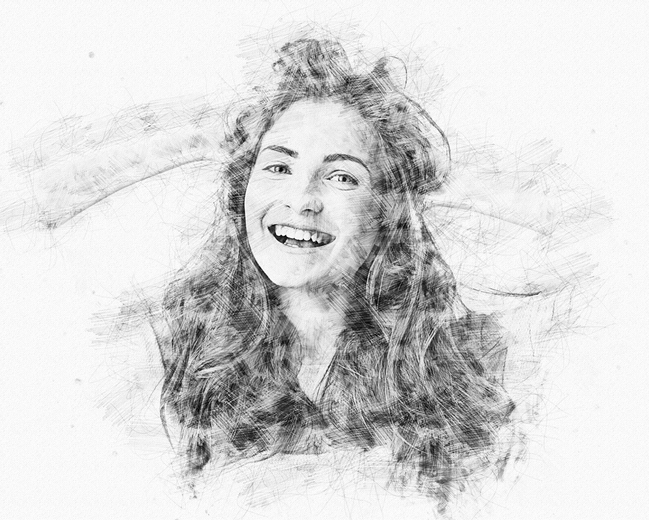 Artistic Pencil Sketch PS Actionpreview image.