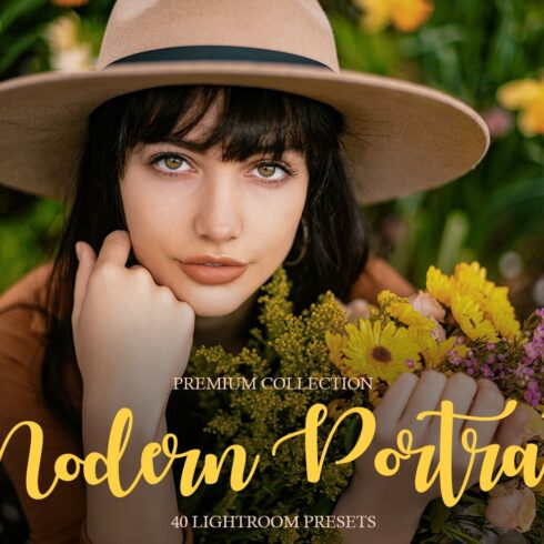 Modern Portrait Presets Lightroomcover image.