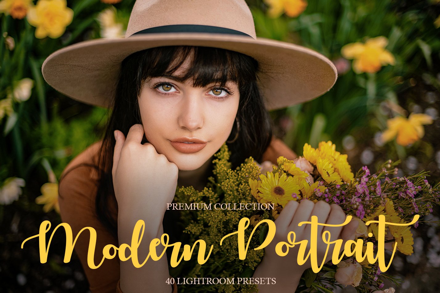 Modern Portrait Presets Lightroomcover image.