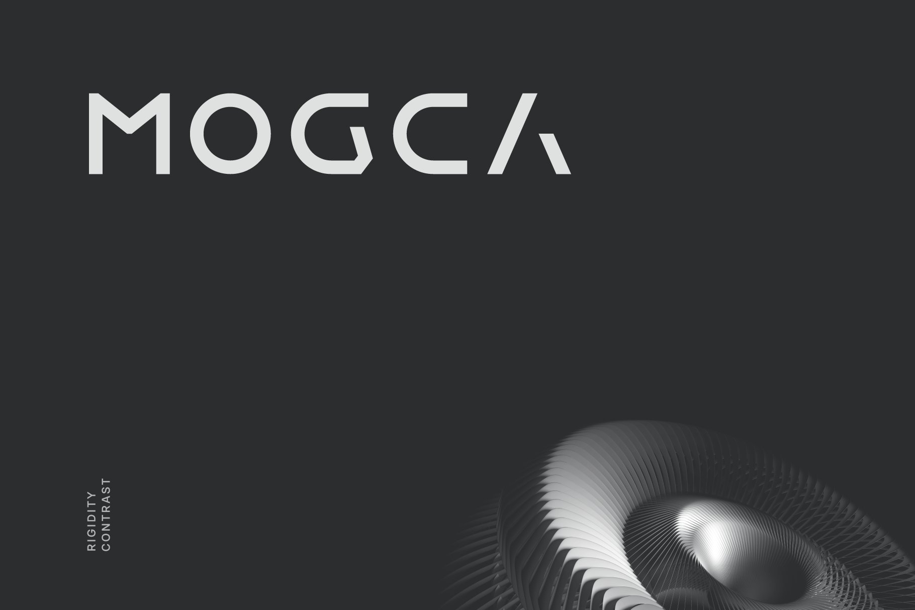 Mogca Futuristic Tech Font cover image.