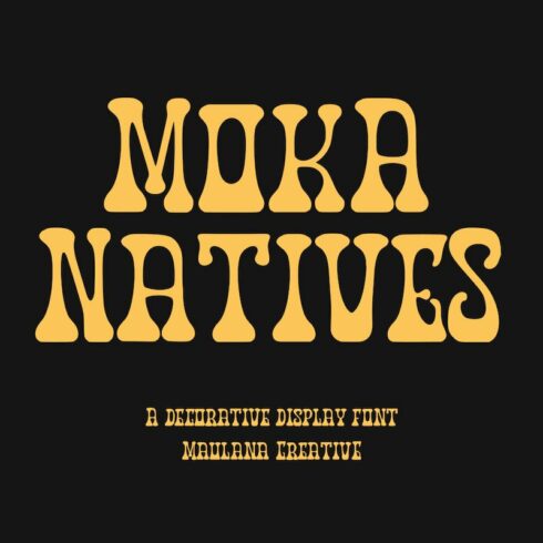 Moka Natives Decorative Font cover image.