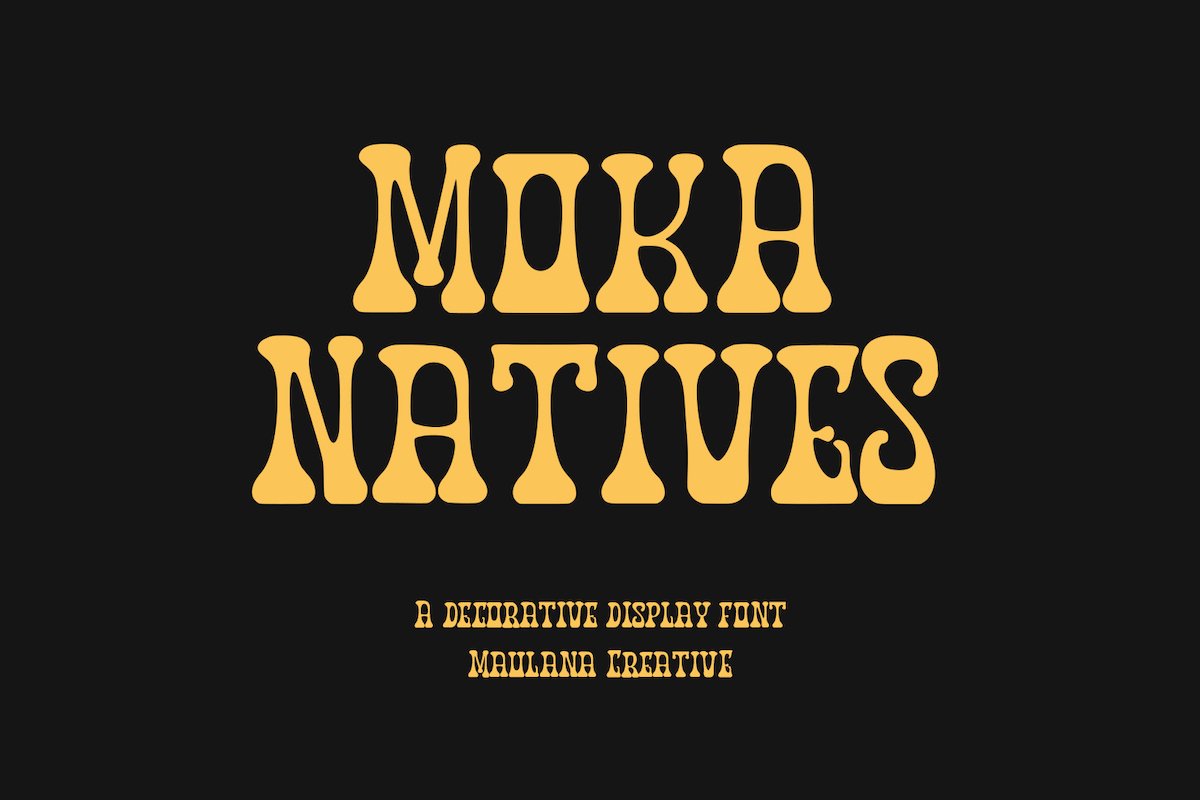 Moka Natives Decorative Font cover image.