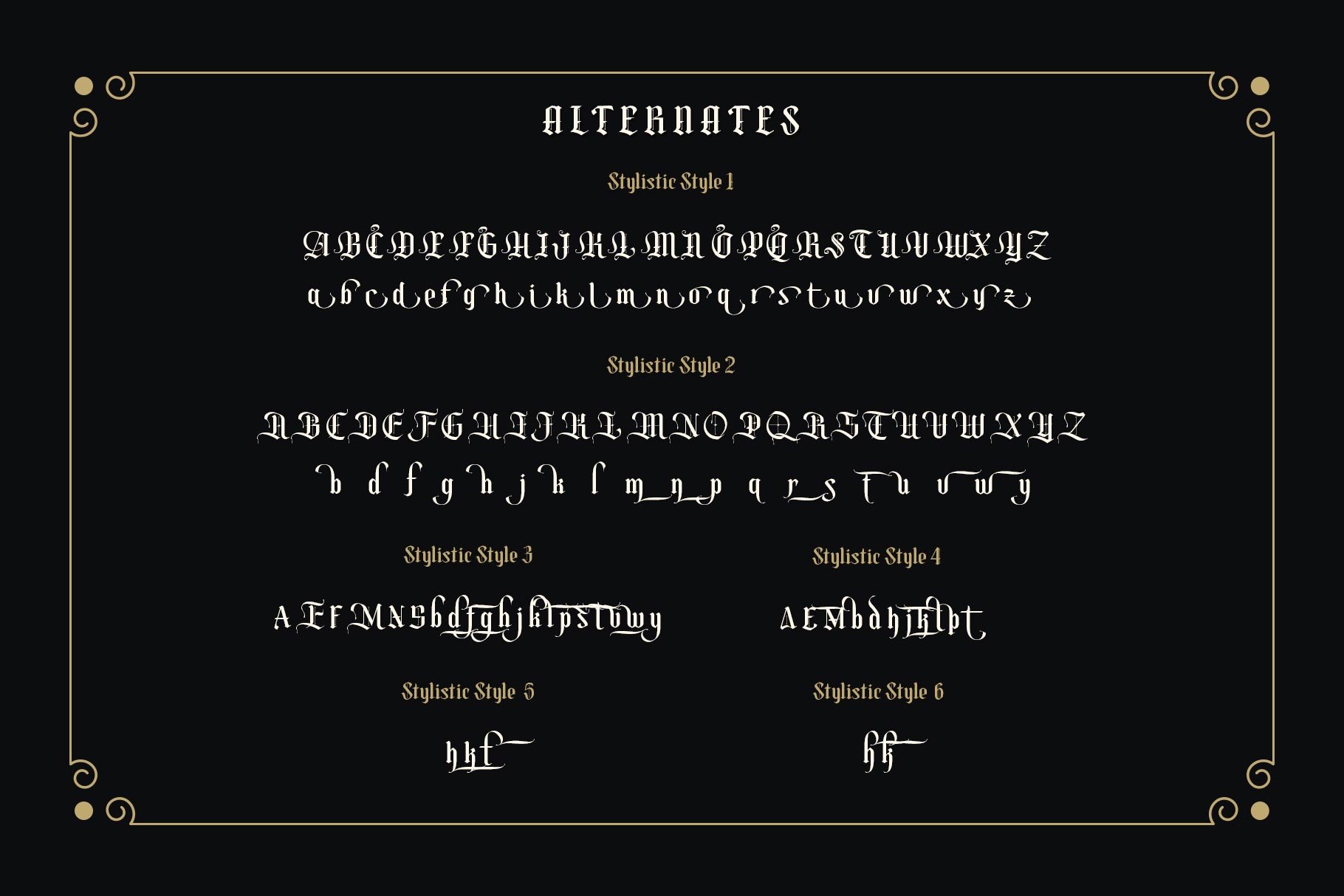Mokgech Typeface preview image.