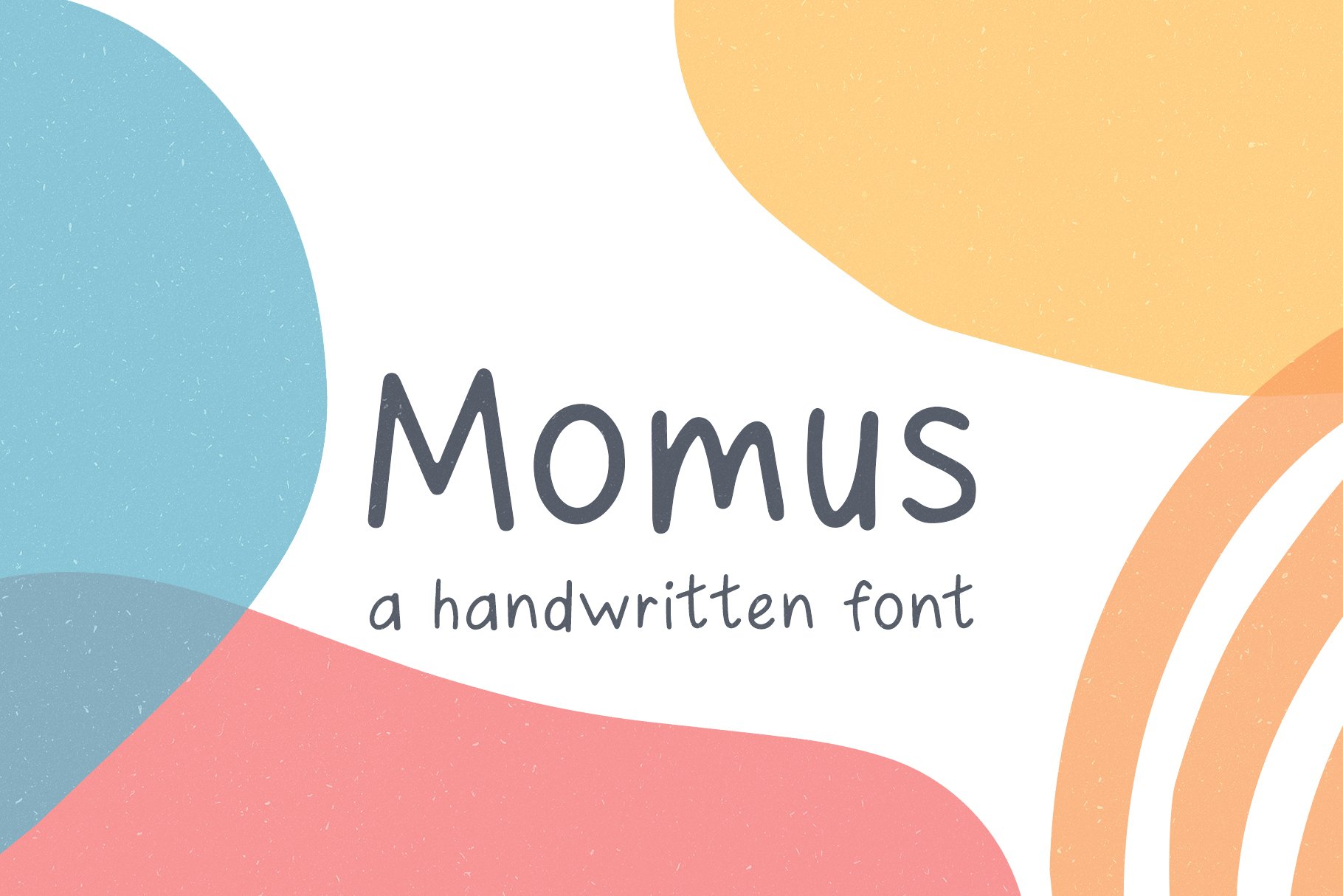 Momus // A Handwritten Font cover image.