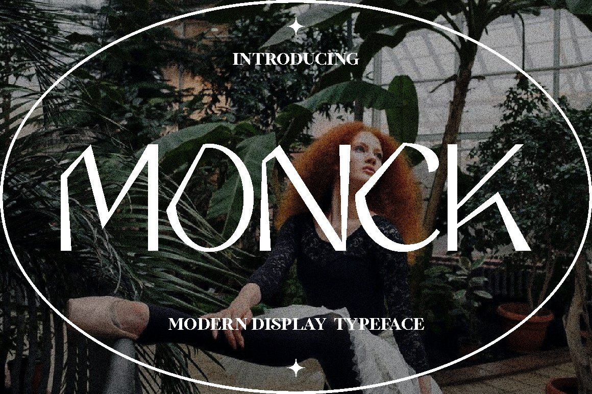 Monck - Modern Display Fontcover image.