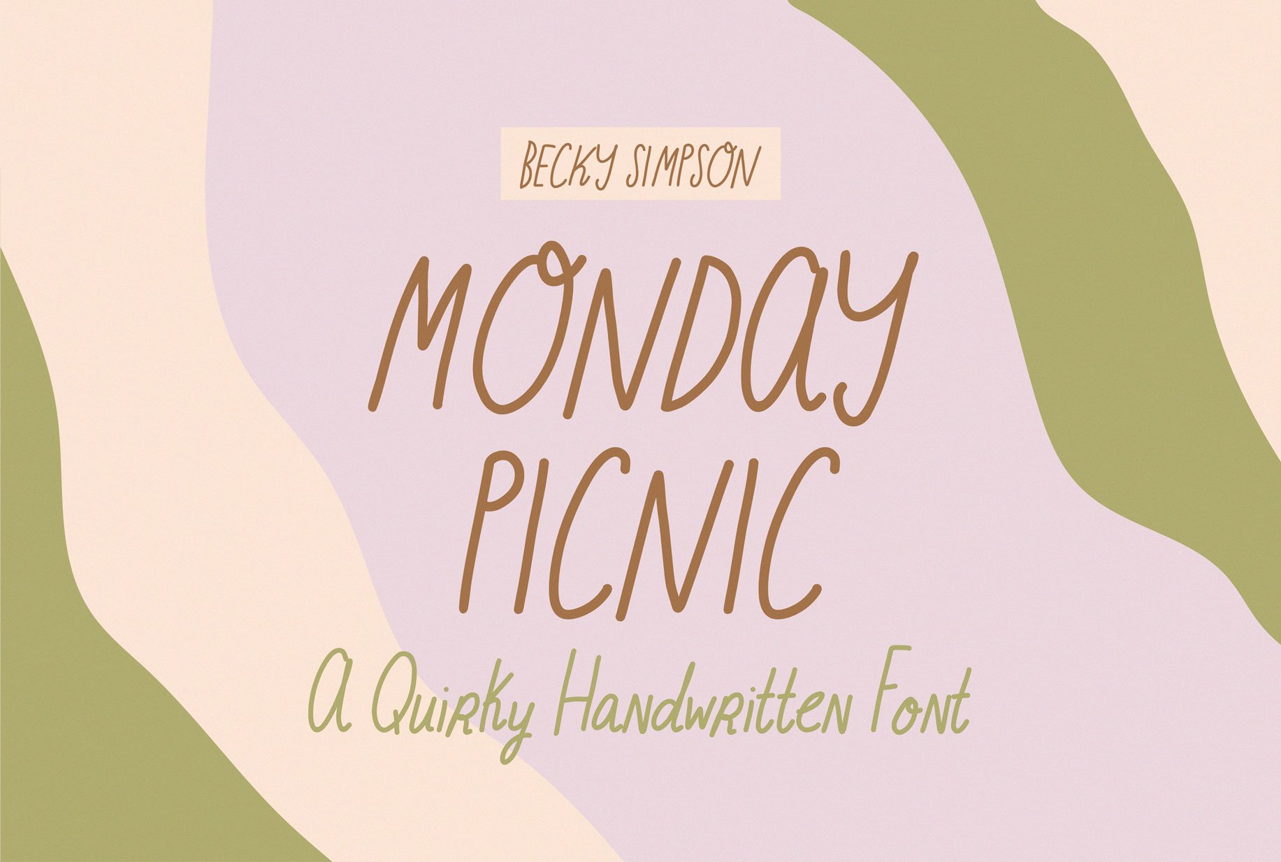 Monday Picnic • Quirky Handwriting cover image.