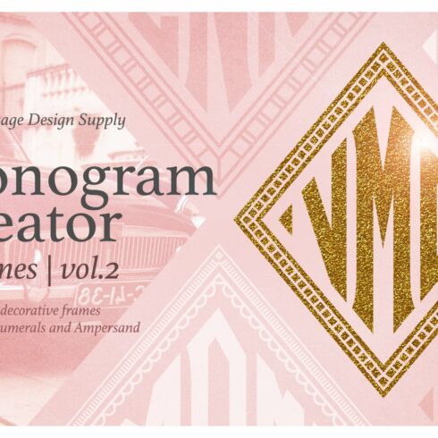 Diamond Monogram Creator & Frames cover image.