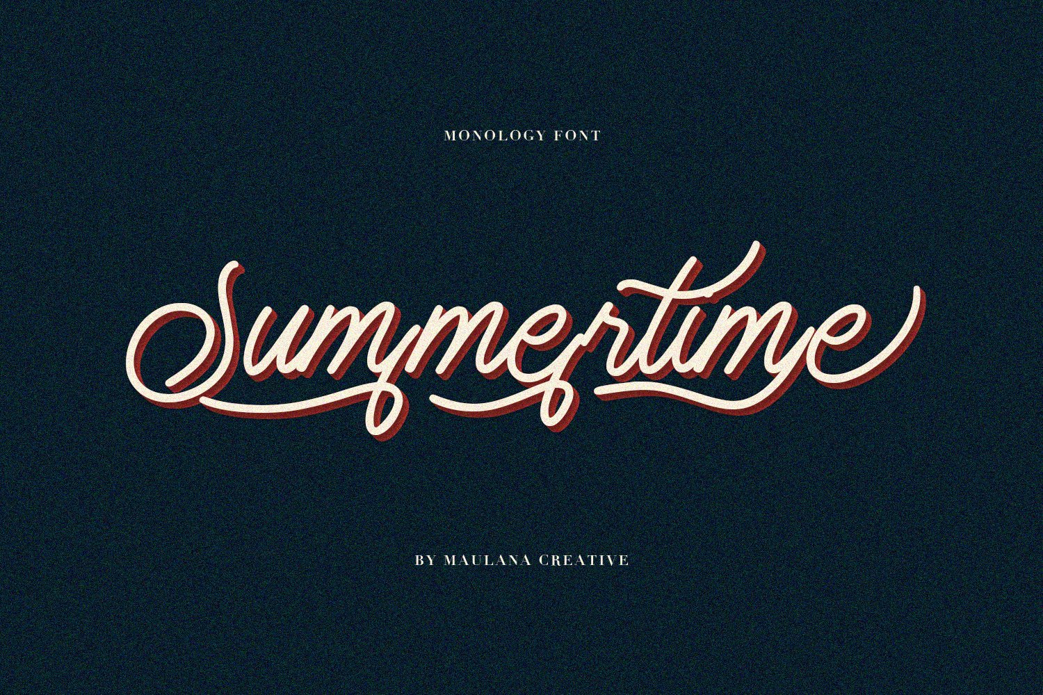 monology swash script vintage font 5 273